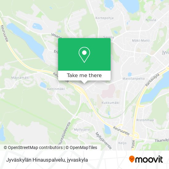 Jyväskylän Hinauspalvelu map