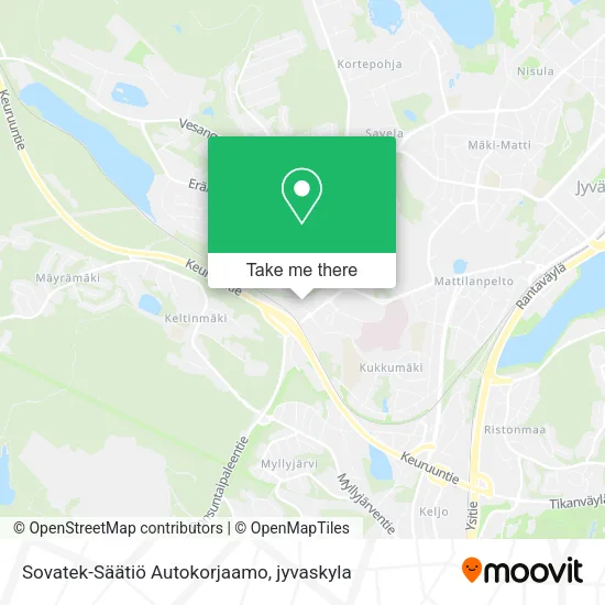 Sovatek-Säätiö Autokorjaamo map