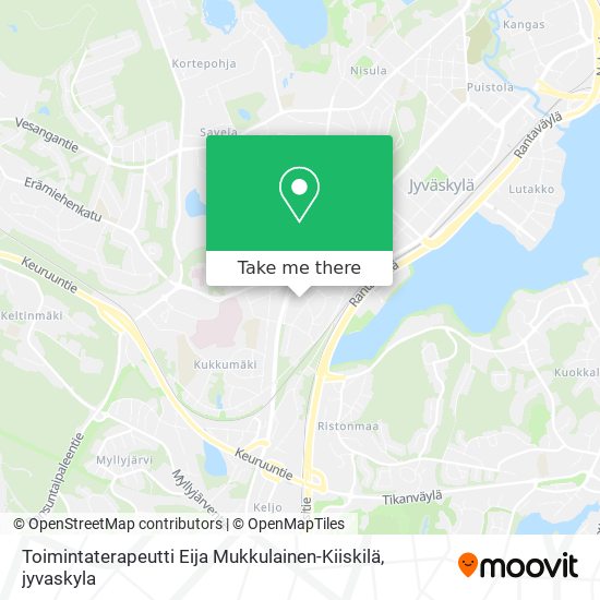Toimintaterapeutti Eija Mukkulainen-Kiiskilä map