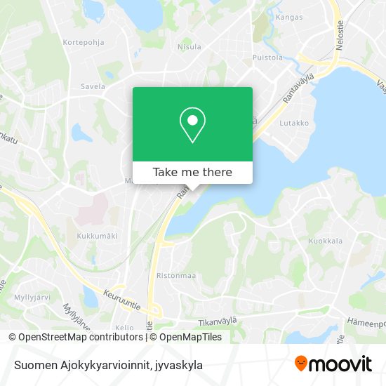Suomen Ajokykyarvioinnit map