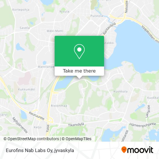 Eurofins Nab Labs Oy map