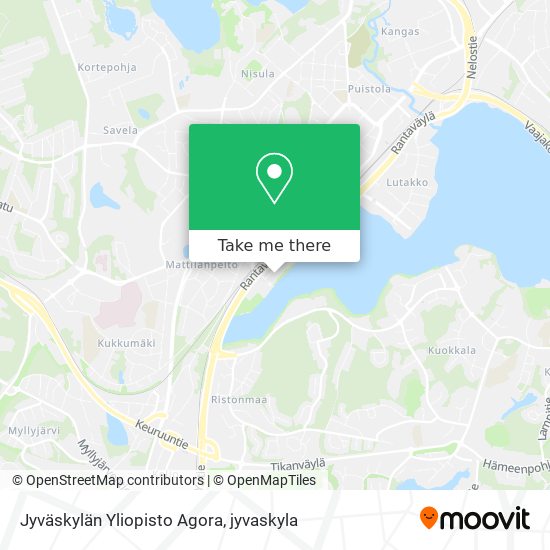Jyväskylän Yliopisto Agora map