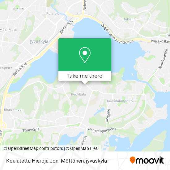 Koulutettu Hieroja Joni Möttönen map