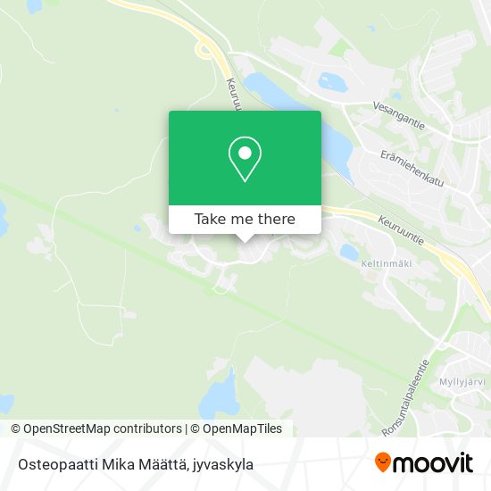 Osteopaatti Mika Määttä map