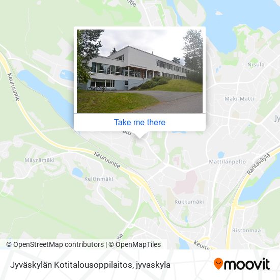 Jyväskylän Kotitalousoppilaitos map