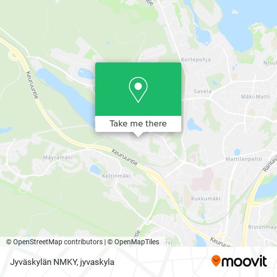 Jyväskylän NMKY map