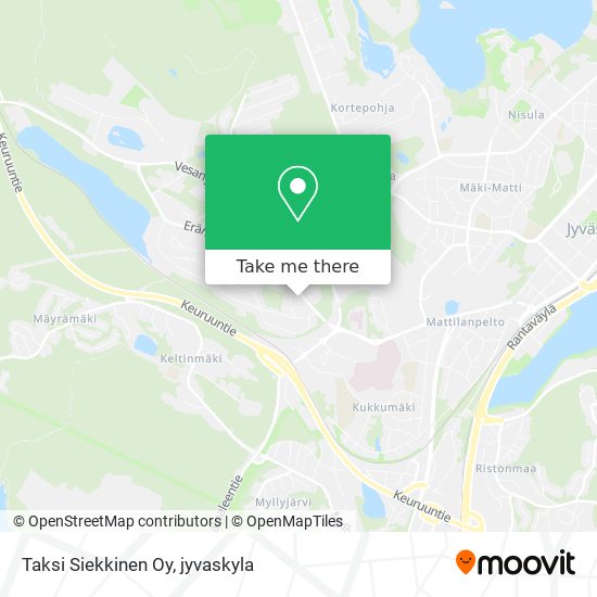 Taksi Siekkinen Oy map