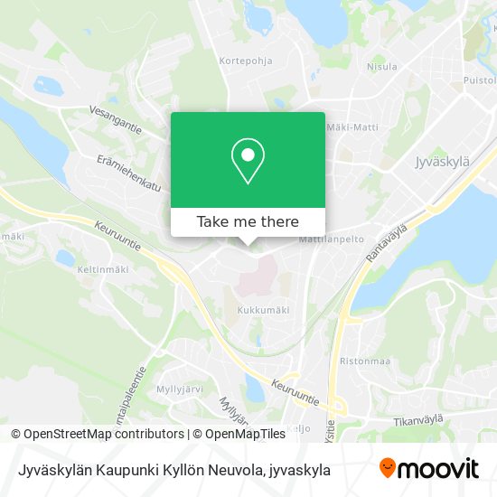 Jyväskylän Kaupunki Kyllön Neuvola map