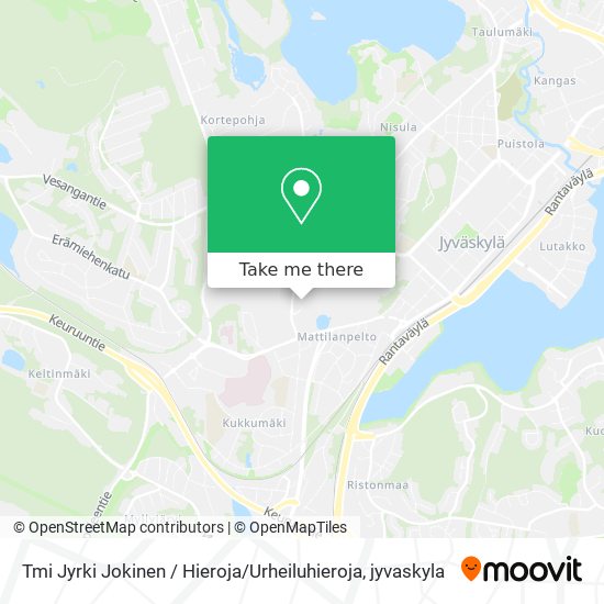 Tmi Jyrki Jokinen / Hieroja / Urheiluhieroja map