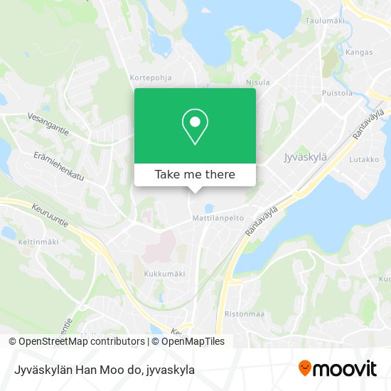 Jyväskylän Han Moo do map