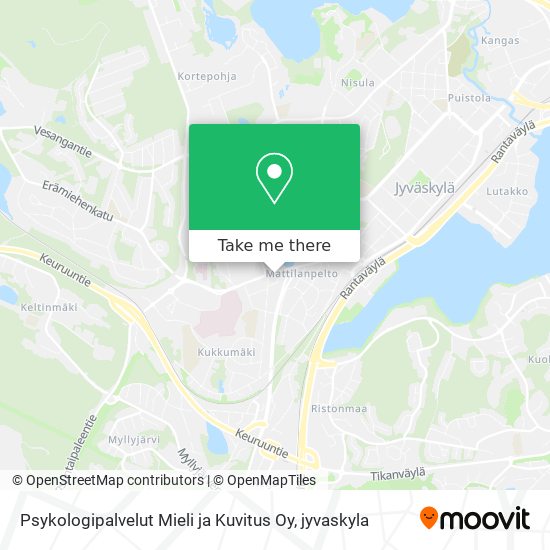 Psykologipalvelut Mieli ja Kuvitus Oy map