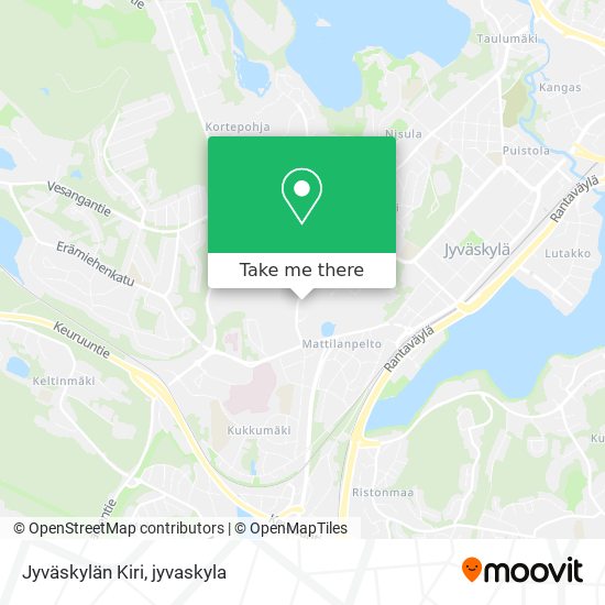 Jyväskylän Kiri map