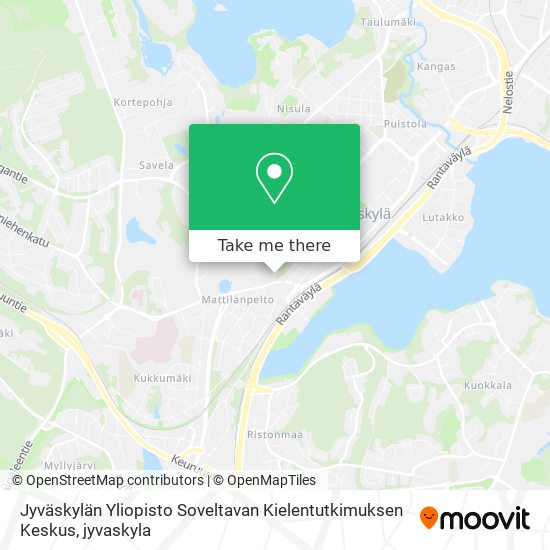 Jyväskylän Yliopisto Soveltavan Kielentutkimuksen Keskus map