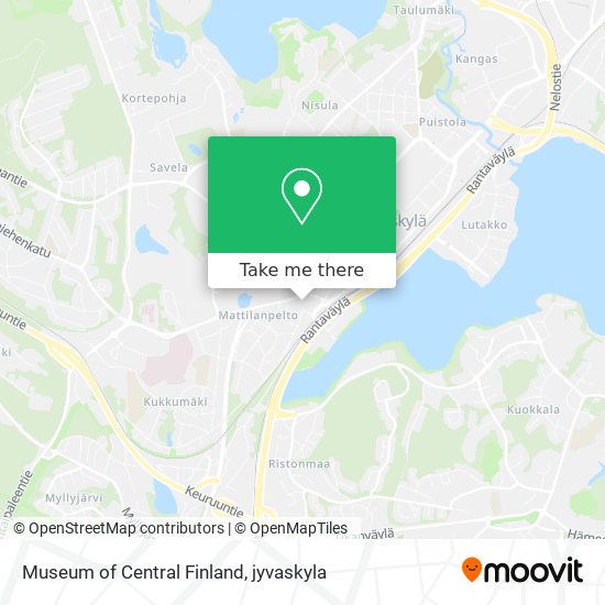 Museum of Central Finland map