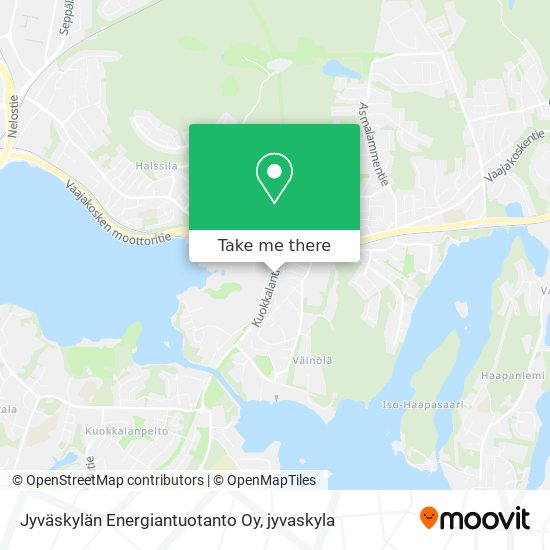 Jyväskylän Energiantuotanto Oy map