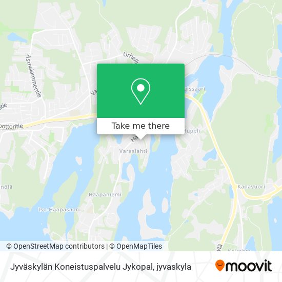 Jyväskylän Koneistuspalvelu Jykopal map