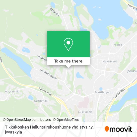 Tikkakosken Helluntairukoushuone yhdistys r.y. map