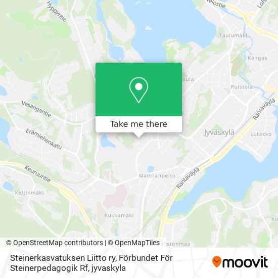 Steinerkasvatuksen Liitto ry, Förbundet För Steinerpedagogik Rf map