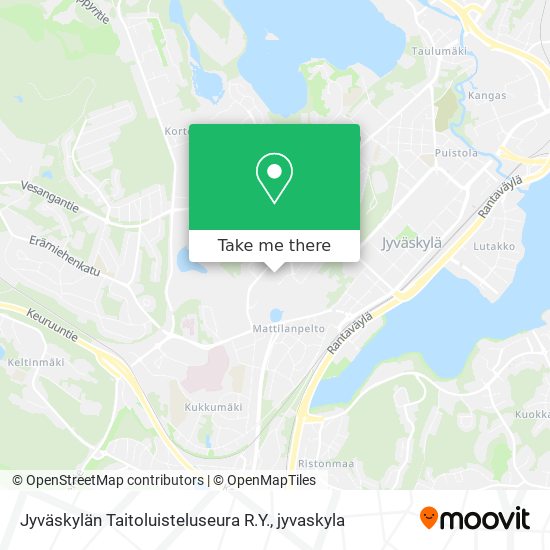 Jyväskylän Taitoluisteluseura R.Y. map