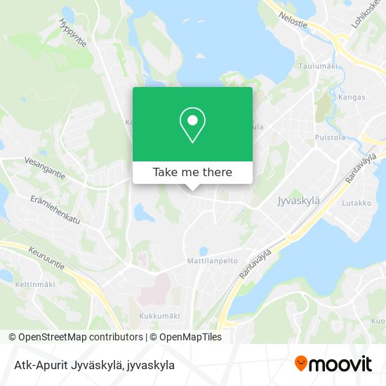 Atk-Apurit Jyväskylä map