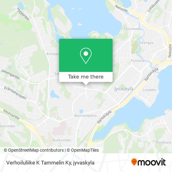 Verhoiluliike K Tammelin Ky map