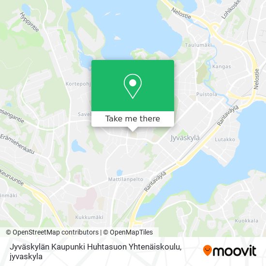 Jyväskylän Kaupunki Huhtasuon Yhtenäiskoulu map