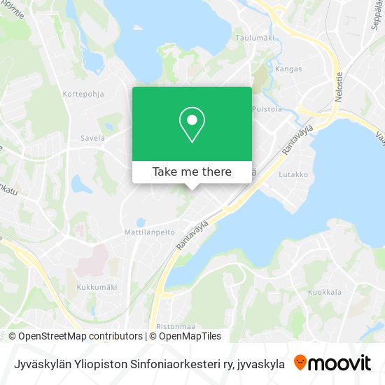 Jyväskylän Yliopiston Sinfoniaorkesteri ry map