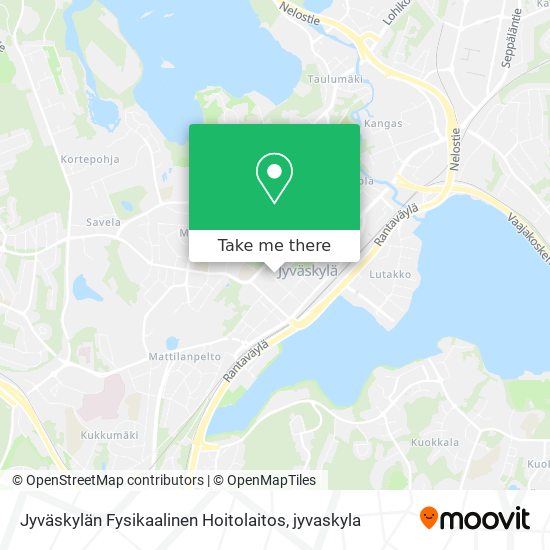 Jyväskylän Fysikaalinen Hoitolaitos map