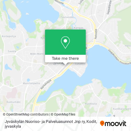 Jyväskylän Nuoriso- ja Palveluasunnot Jnp ry, Kodit map