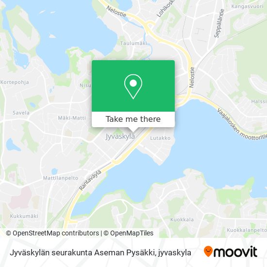Jyväskylän seurakunta Aseman Pysäkki map