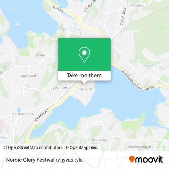 Nordic Glory Festival ry map