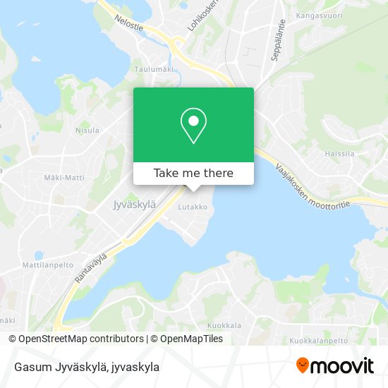 Gasum Jyväskylä map