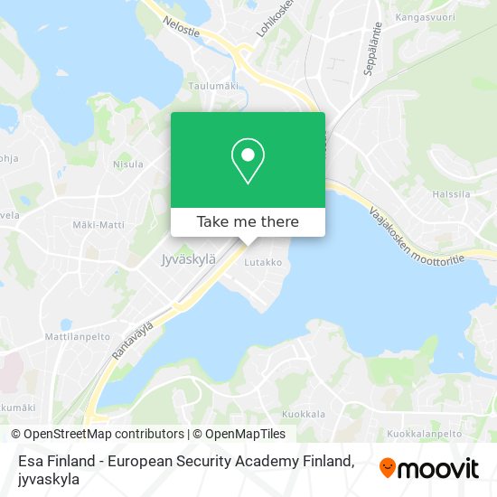 Esa Finland - European Security Academy Finland map