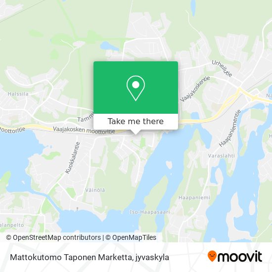 Mattokutomo Taponen Marketta map