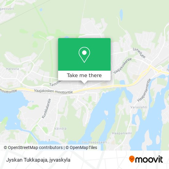 Jyskan Tukkapaja map