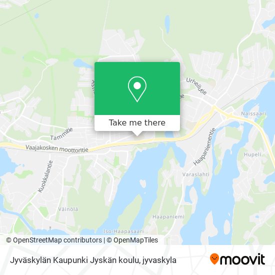 Jyväskylän Kaupunki Jyskän koulu map