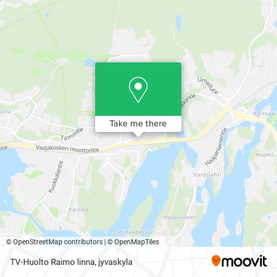 TV-Huolto Raimo linna map