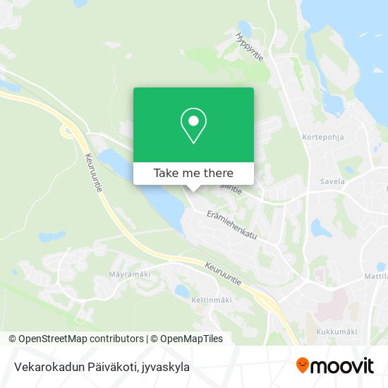 Vekarokadun Päiväkoti map