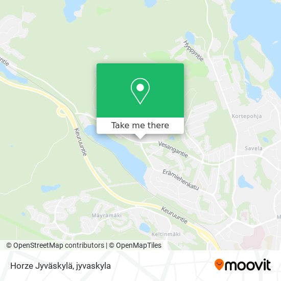 Horze Jyväskylä map