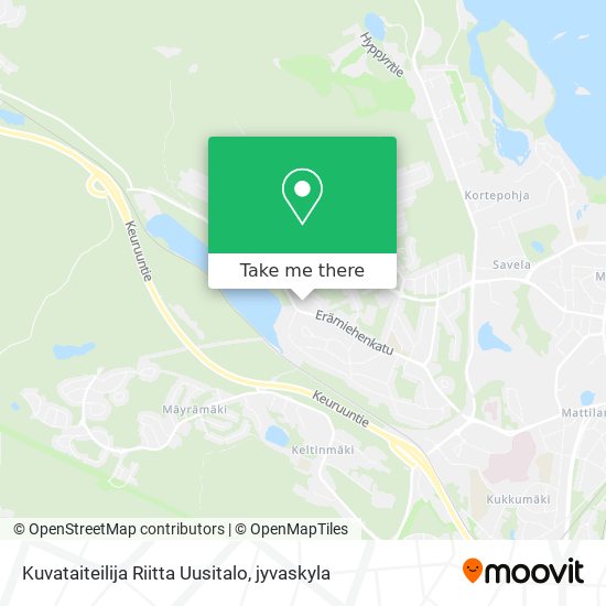 Kuvataiteilija Riitta Uusitalo map