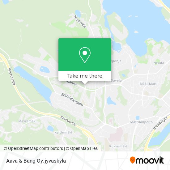 Aava & Bang Oy map