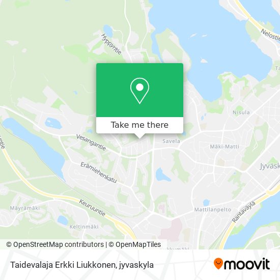 Taidevalaja Erkki Liukkonen map