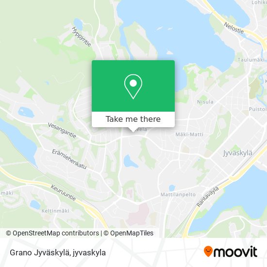 Grano Jyväskylä map