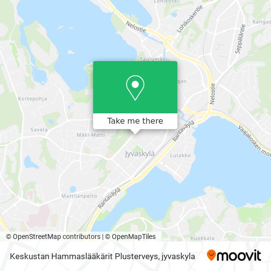 Keskustan Hammaslääkärit Plusterveys map