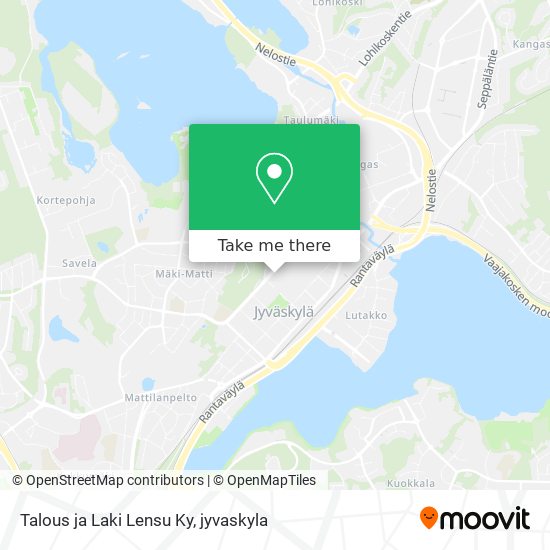 Talous ja Laki Lensu Ky map