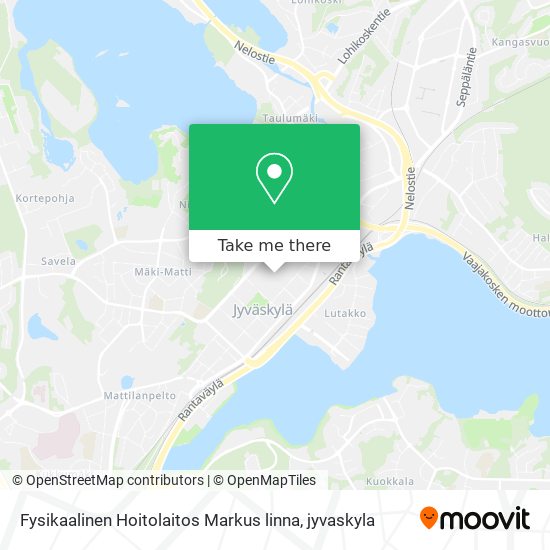 How to get to Fysikaalinen Hoitolaitos Markus linna in Jyväskylä by Bus?