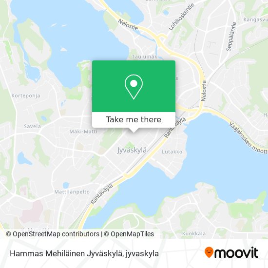 Hammas Mehiläinen Jyväskylä map