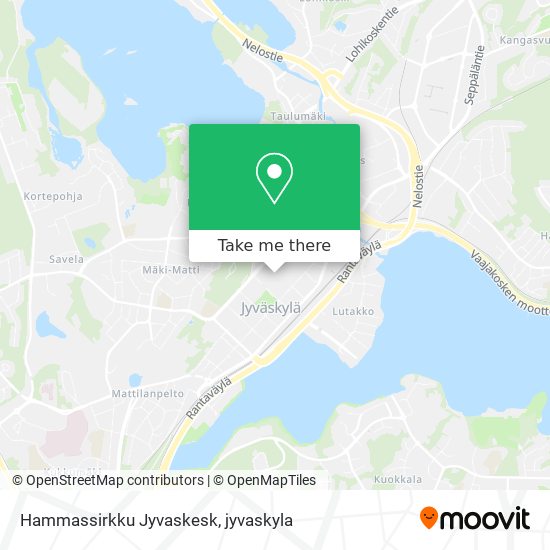 Hammassirkku Jyvaskesk map
