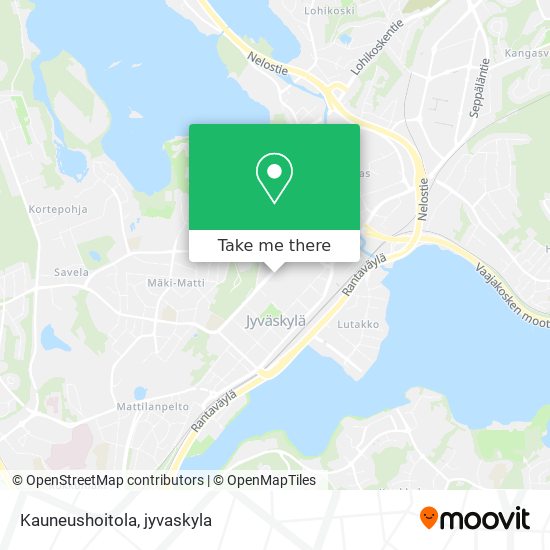 Kauneushoitola map