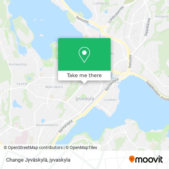 Change Jyväskylä map